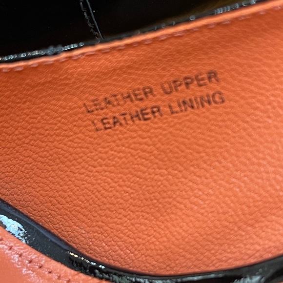 Via Spaga Black Patton Leather Heels - Picture 3 of 9